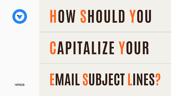 How Should You Capitalize Your Email Subject Lines?