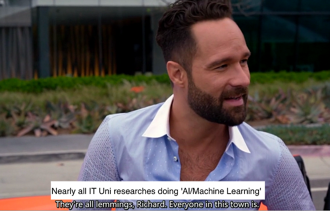 Don’t you think it’s absurd that most university IT researchers are focusing on AI and machine…