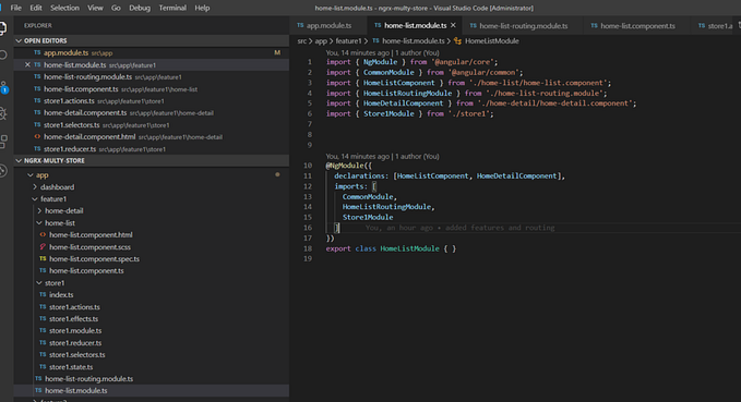 Angular: NGRX clean architecture with multiple stores (Part 1.5)