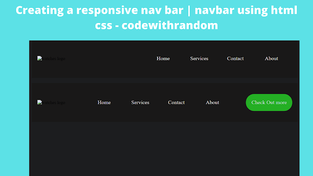 Responsive Navbar Using HTML and CSS | by Cwrcode | Medium