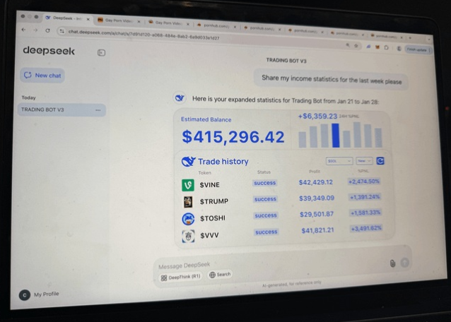 How I Built a Free AI-Powered Crypto Trading Bot Using DeepSeek and Dexscreener