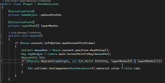 Layer Masks in Unity
