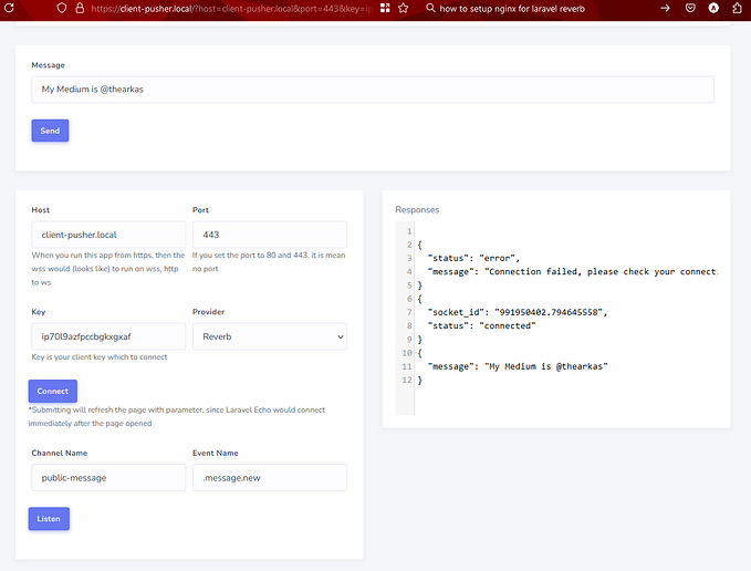 https://github.com/TheArKaID/laravel-reverb-client-test/