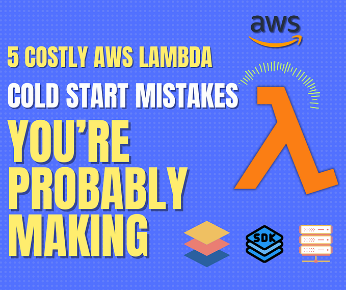 AWS Lambda cold start optimisation