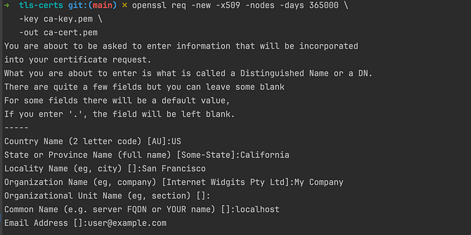 tls: failed to verify certificate: x509: certificate is not valid for any names, but wanted to…