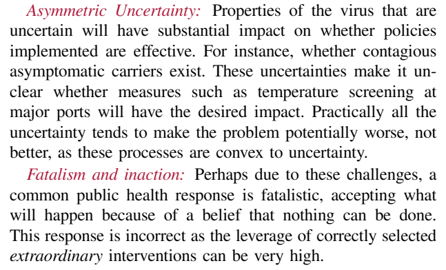 Systemic Risk of Pandemic Via Novel Pathogens: Commentary, Part 5 of 6