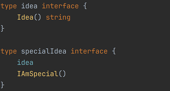 Marker Interfaces in Go