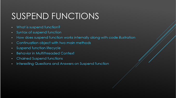 Kotlin Coroutines: Suspend Function