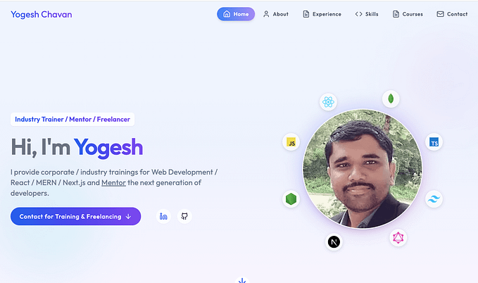 I Created My Portfolio Site Within Hours Using AI