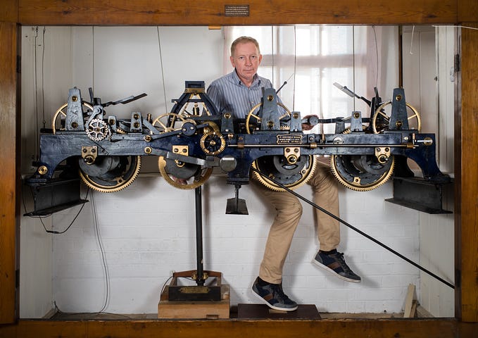 The engineer who keeps the clock ticking