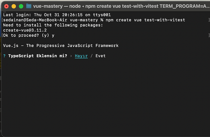 Vitest ile Component Testi