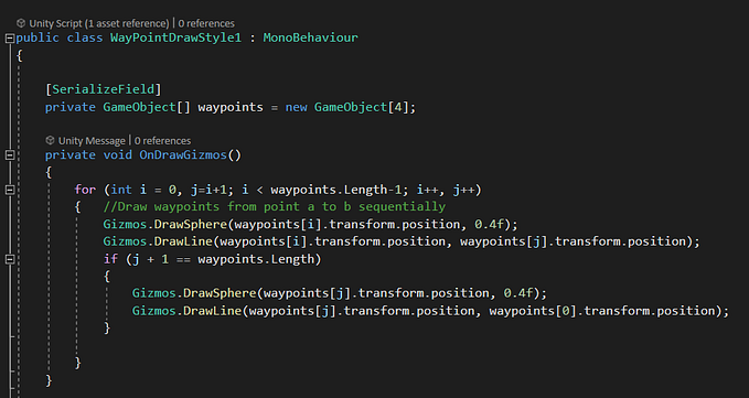Journal 35 — Add New Enemy Movement Pattern with Waypoints in Unity