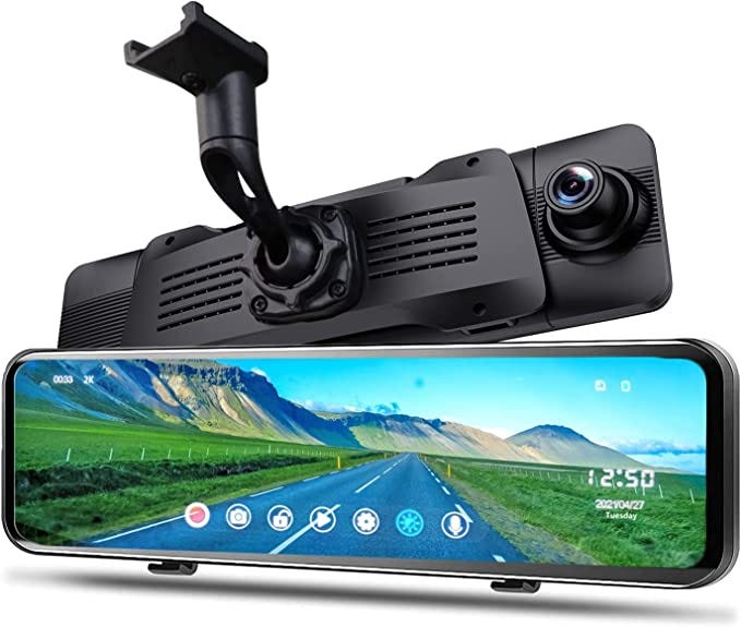 NikoMaku Mirror Dash Cam Front and Rear OEM Design Backup Camera 10 Inches  Screen for Cars 2K… | by Society18 | Medium
