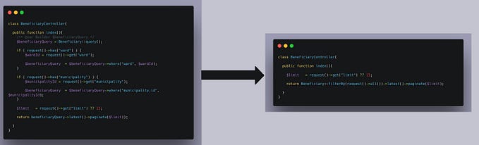 Filters in Laravel with OOP Practices