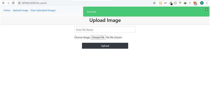 Image Upload Laravel Application