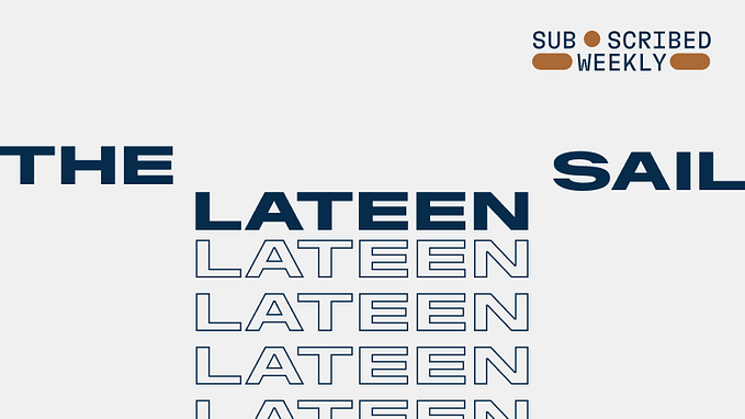 The Lateen Sail: Sustainability & Cloud-Based Subscriptions