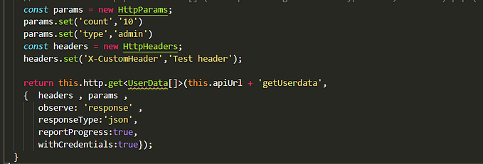 HttpClient API in Angular