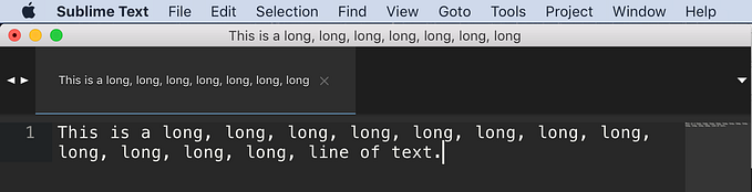 Adding Word Wrap Toggle Shortcut Key in Sublime Text 3