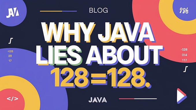 Why 1==1 is true but 128==128 is false in Java