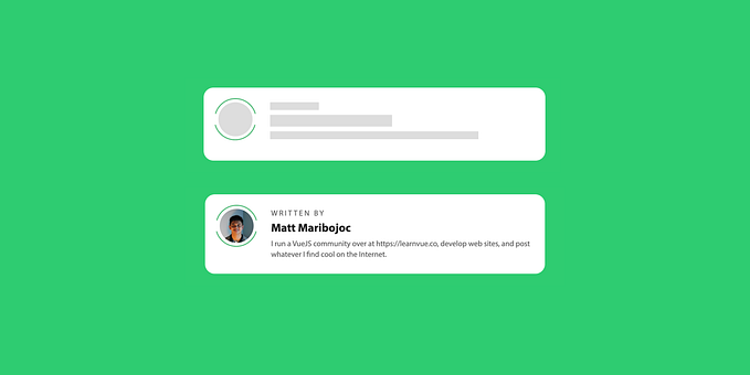 Vue Skeleton Loading Screen using Suspense Components — Daily Vue #4