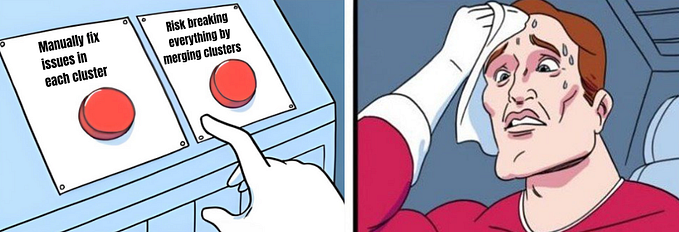 How I Merged Multiple Kubernetes Clusters with Zero Downtime