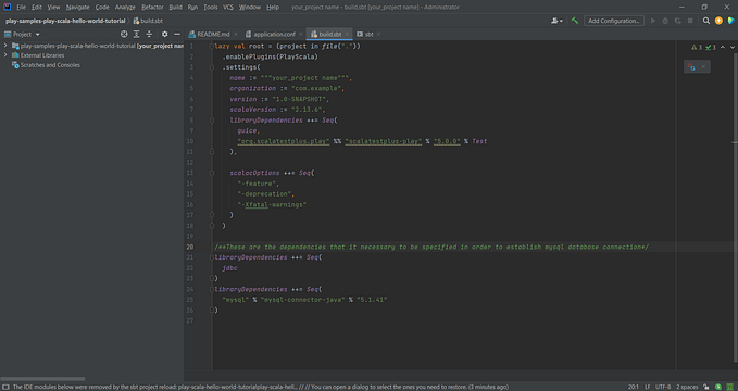 Play framework with MySQL database Part 2