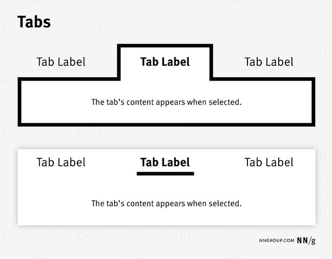 Tab Patterns and Accessibility: