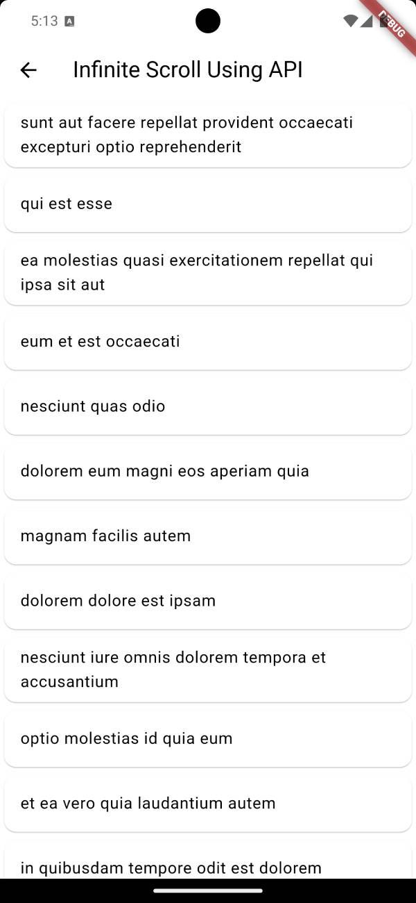 How to Implement Infinite Scrolling in Flutter with API Integration