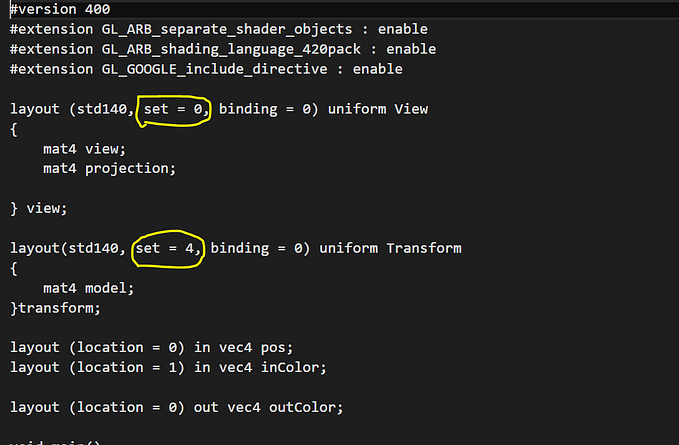 Vulkan : Gaps in descriptor sets.