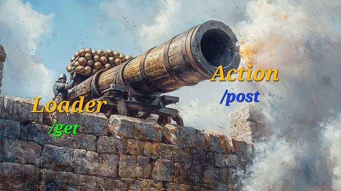 The Action of Loading React Router with Actions and Loaders from Remix — part 1