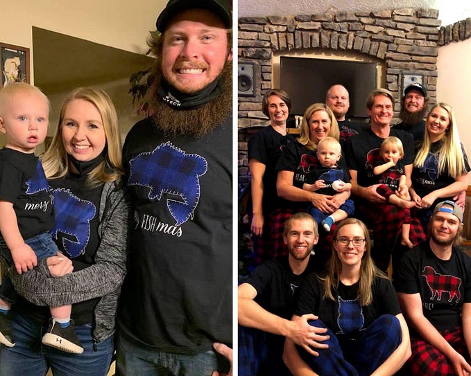 Matching Christmas Pajama’s