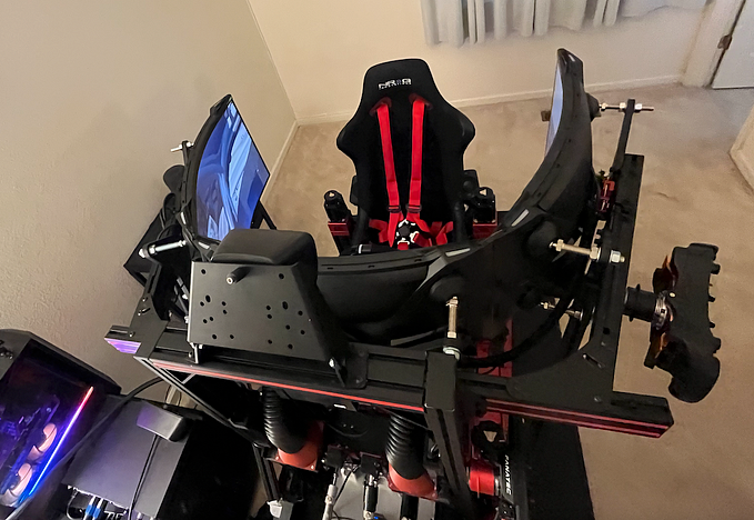 Rig-mounted triples…on a motion rig