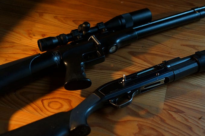 Hunting rifles, Japan.