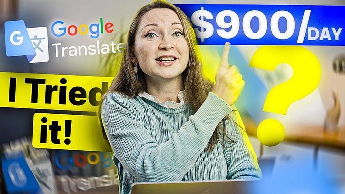 $28 Every 10 Minutes with Google Translate