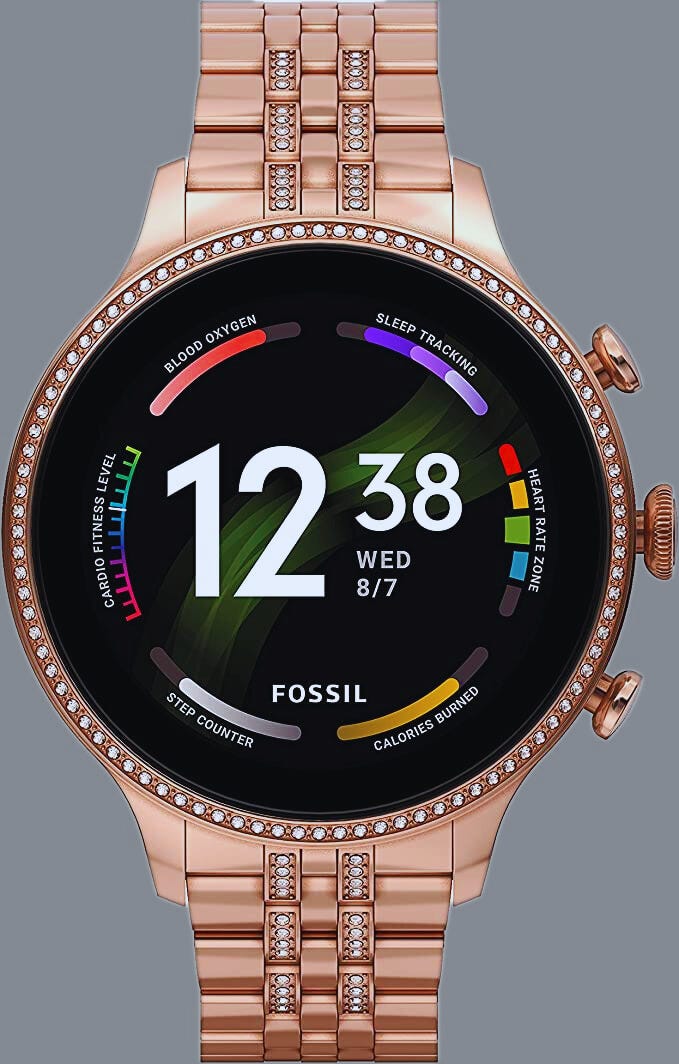 Fossil Women's Gen 6 42mm Touchscreen Smart Watch with Alexa Built-In, Fitness  Tracker | by My Tendo Store | Medium