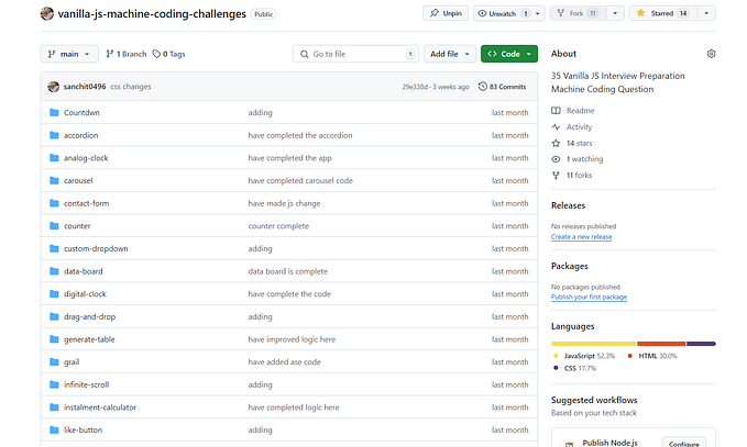 Machine Coding Interview Questions : 35+ Vanilla JS Questions with Solutions