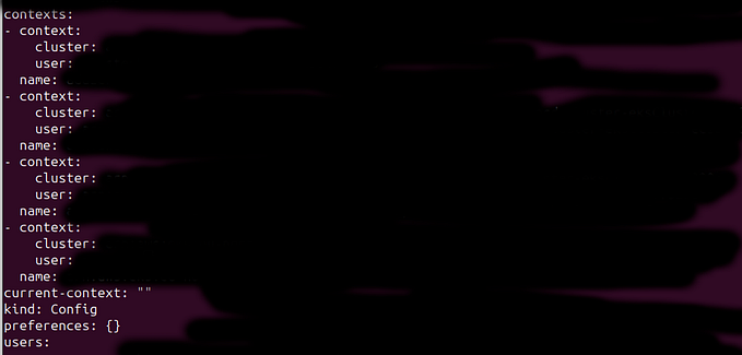 OpenLens failing to start — Failed to start connection: ValidationError: “current-context” is not…