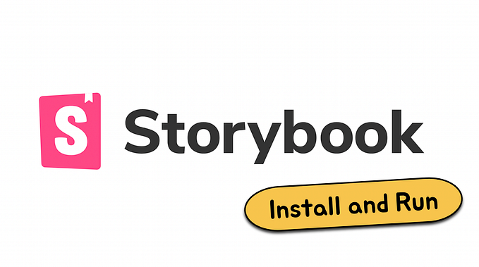 Install and get start Storybook