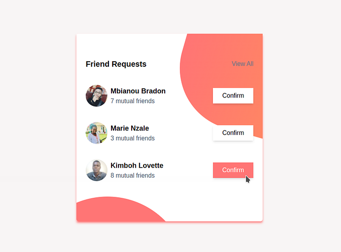 How to Build a Responsive friend Request Component using TailwindCSS