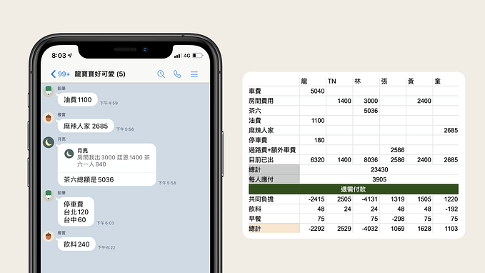 分帳龍寶寶 LineBot 開發隨便寫之一