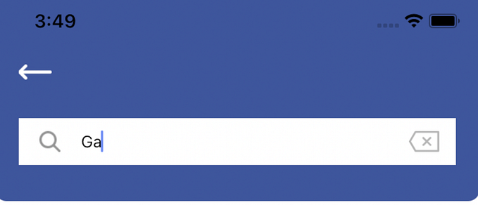 Search-bar in React-Native