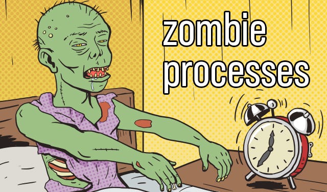Title image of the Zombie Processes Article