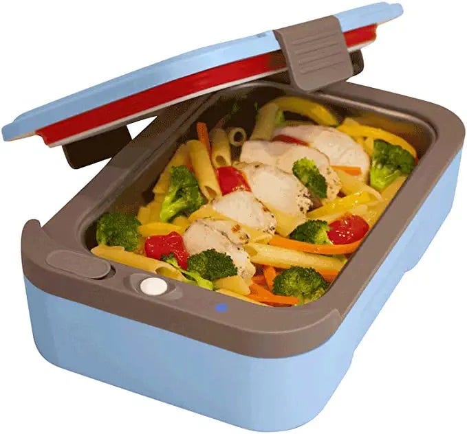  CTSZOOM Self Cooking Electric Lunch Box, Portable Food