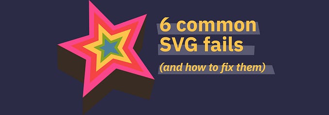 6 common SVG fails cover artwork