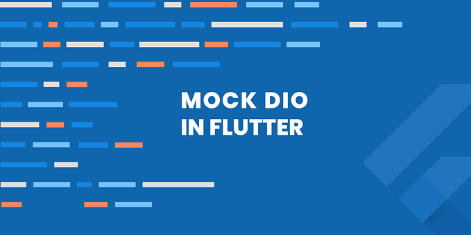 Mock Dio in Flutter