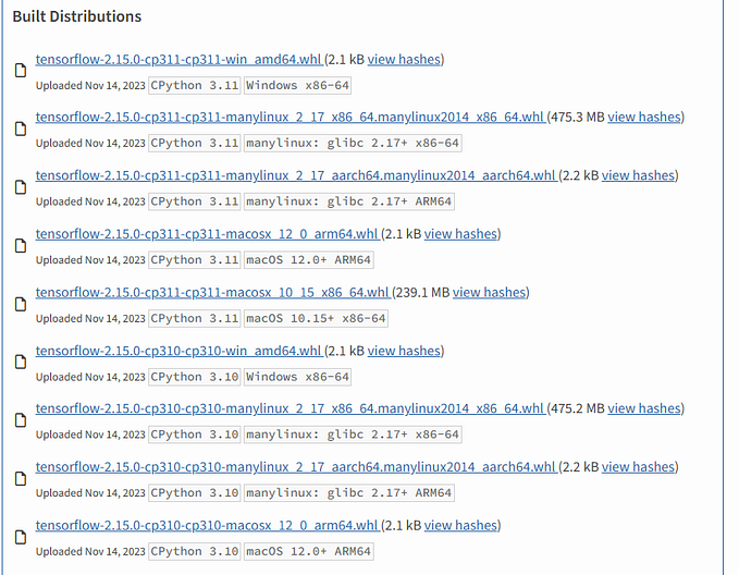 How to Install a Specific Version of Tensorflow via pip (WSL2 with GPU Support)