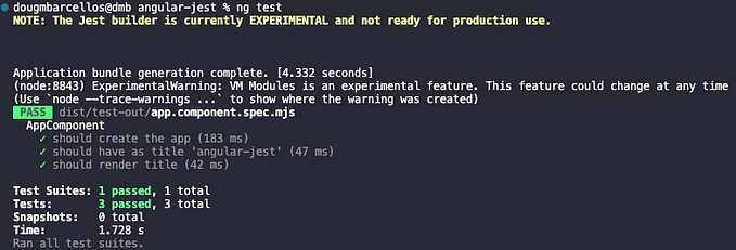Angular 16 & Jest | Quick guide