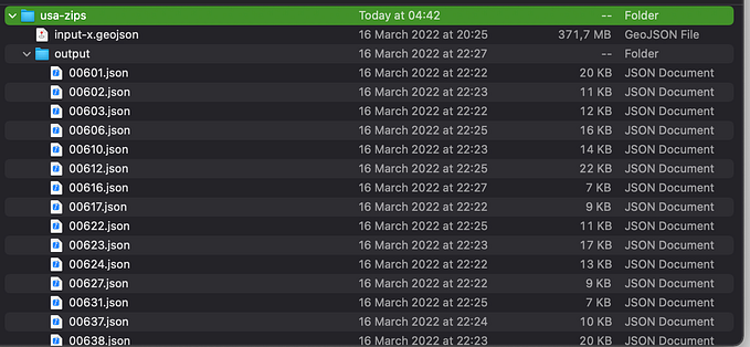 ZIP code geojson polygons for MapView | C# Parser