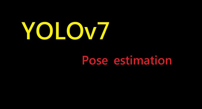 Real-time detection implementation of Yolo v7 Pose